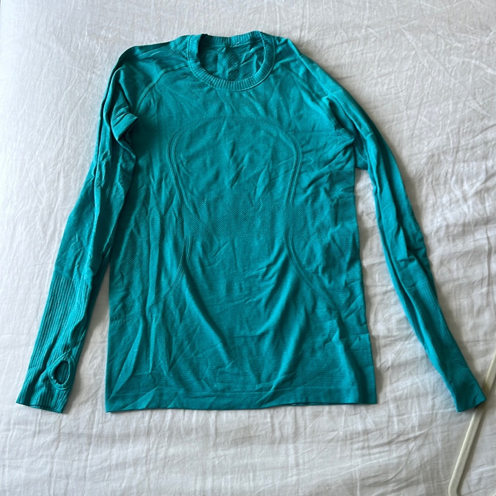 Tight long sleeve workout top